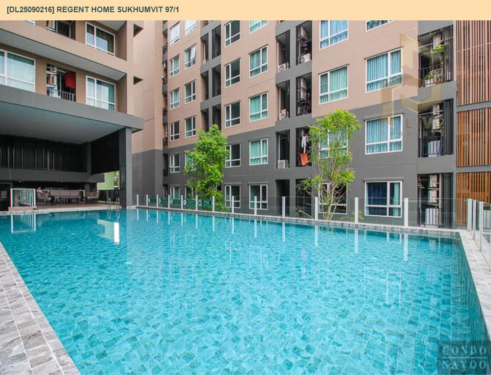 รูป DL25090216 ให้เช่าคอนโด รีเจ้นท์ โฮม สุขุมวิท 97/1 (Regent Home Sukhumvit 97/1) ใกล้ BTS บางจาก พร้อมเข้าอยู่ โทรด่วน 0638692663 LineID @534wlwof - รูปที่ 11/12