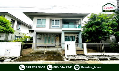 บ้านเดี่ยว ถนนสะพานนทบุรี-บางบัวทอง : บ้านเดี่ยว ฮาบิเทีย บอนด์ ราชพฤกษ์ ขายถูกมาก