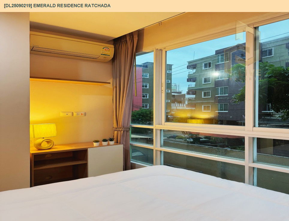 รูป DL25090219 ให้เช่าคอนโด เอมเมอรัลด์ เรสซิเดนท์ รัชดา (Emerald Residence Ratchada) ใกล้ MRT ห้วยขวาง พร้อมเข้าอยู่ โทรด่วน 0638692663 LineID @655ebbvc - รูปที่ 13/20
