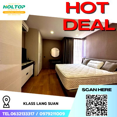 เช่าคอนโด อาคารกีฬานิมิบุตร : #R6264 🎉 100968 ให้เช่าคอนโด Klass Lang Suan