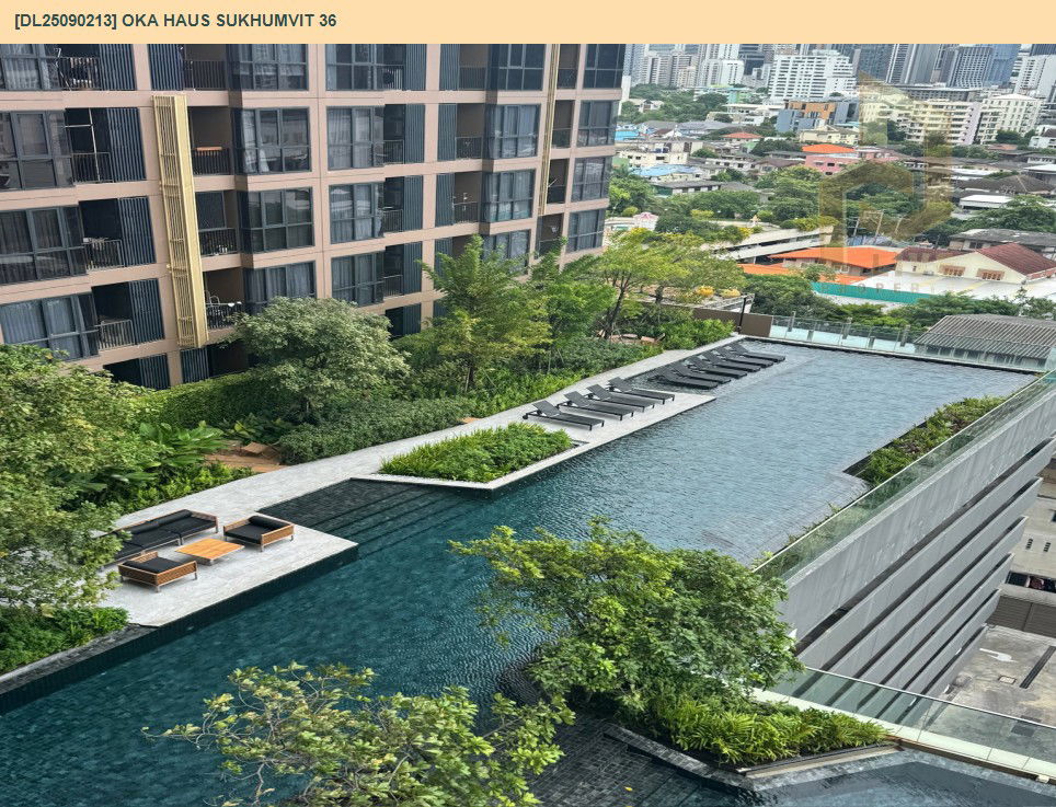 รูป DL25090213 ให้เช่าคอนโด โอกะ เฮาส์ สุขุมวิท 36 (OKA HAUS Sukhumvit 36) ใกล้ BTS ทองหล่อ พร้อมเข้าอยู่ โทรด่วน 0638692663 LineID @534wlwof - รูปที่ 10/10