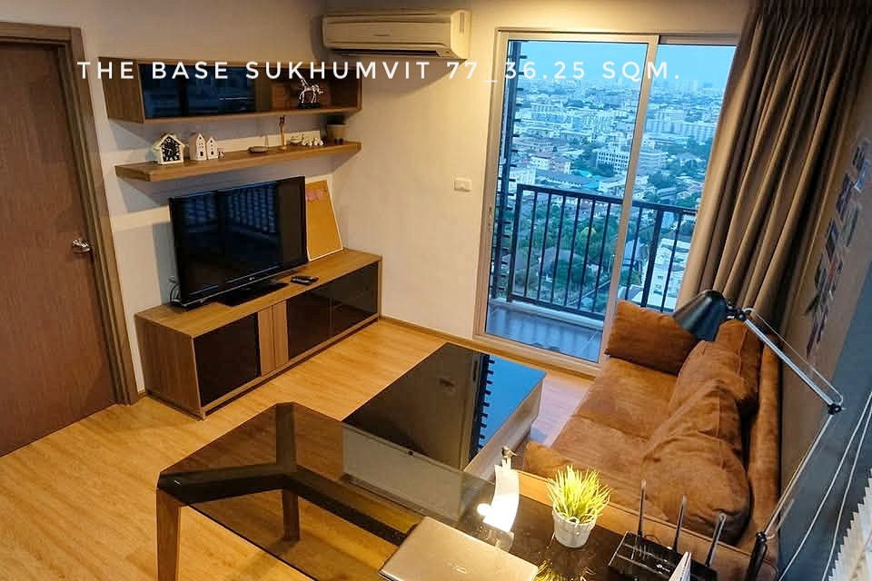 รูป พร้อมเช่า ห้องมุมแต่งสวย The Base สุขุมวิท77 ริมถนนอ่อนนุช ใกล้ Big C, BTS อ่อนนุช - รูปที่ 5/9