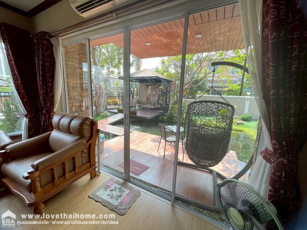 รูป ขายบ้านเดี่ยว 2 ชั้น ติดถนนร่มเกล้า หมู่บ้านเค.ซี.เนเชอรัลวิลล์ ร่มเกล้า พื้นที่ 125 ตรว. - รูปที่ 10/21
