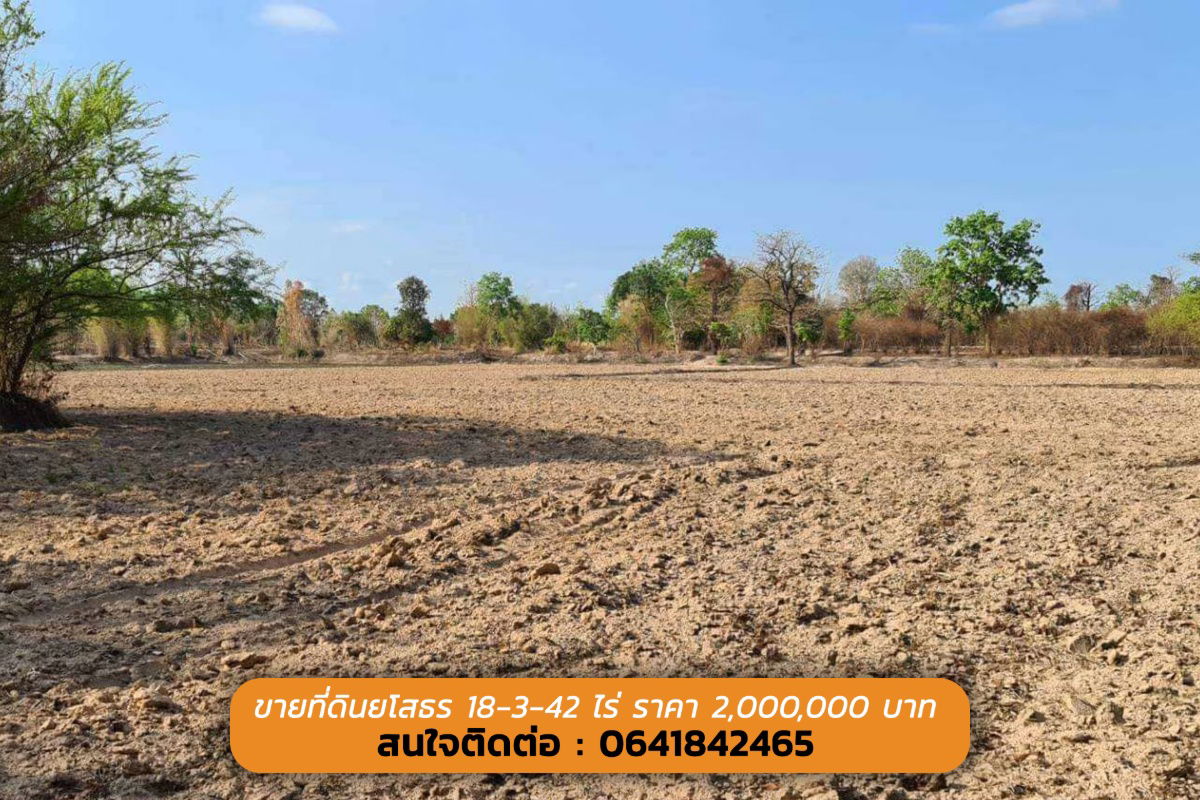 รูป ขายที่ดินยโสธร 18 ไร่ 2,000,000 บาท (( ที่ดินสวย ทำเลดี )) - รูปที่ 3/5