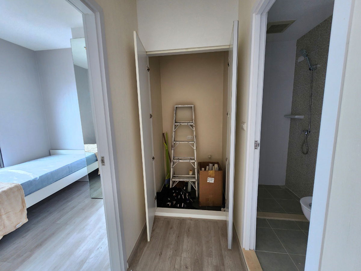 รูป สถานะตามภาพปก**ห้องว่างครับผม รีโนเวทใหม่ทั้งห้อง มีเครื่องซักผ้า**พลัม คอนโด เซนทรัล สเตชั่น เฟส1 แบบ 2 ห้องนอน สไตล์มินิมอลโมเดิร์น SN490.80 - รูปที่ 35/104