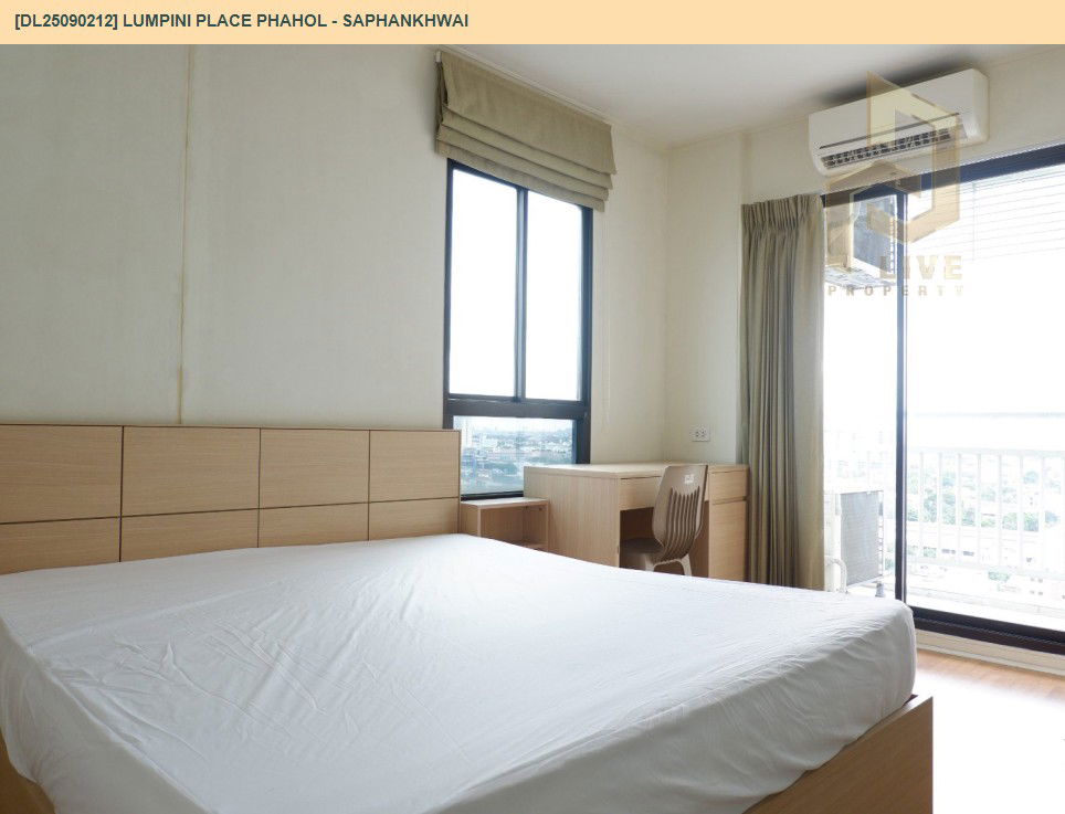 picture DL25090212 Condo for rent, Lumpini Place Phahol - Saphankhwai near BTS Saphan Khwai, ready to move in, call urgently 0656133286 LineID @655ebbvc - 3/11