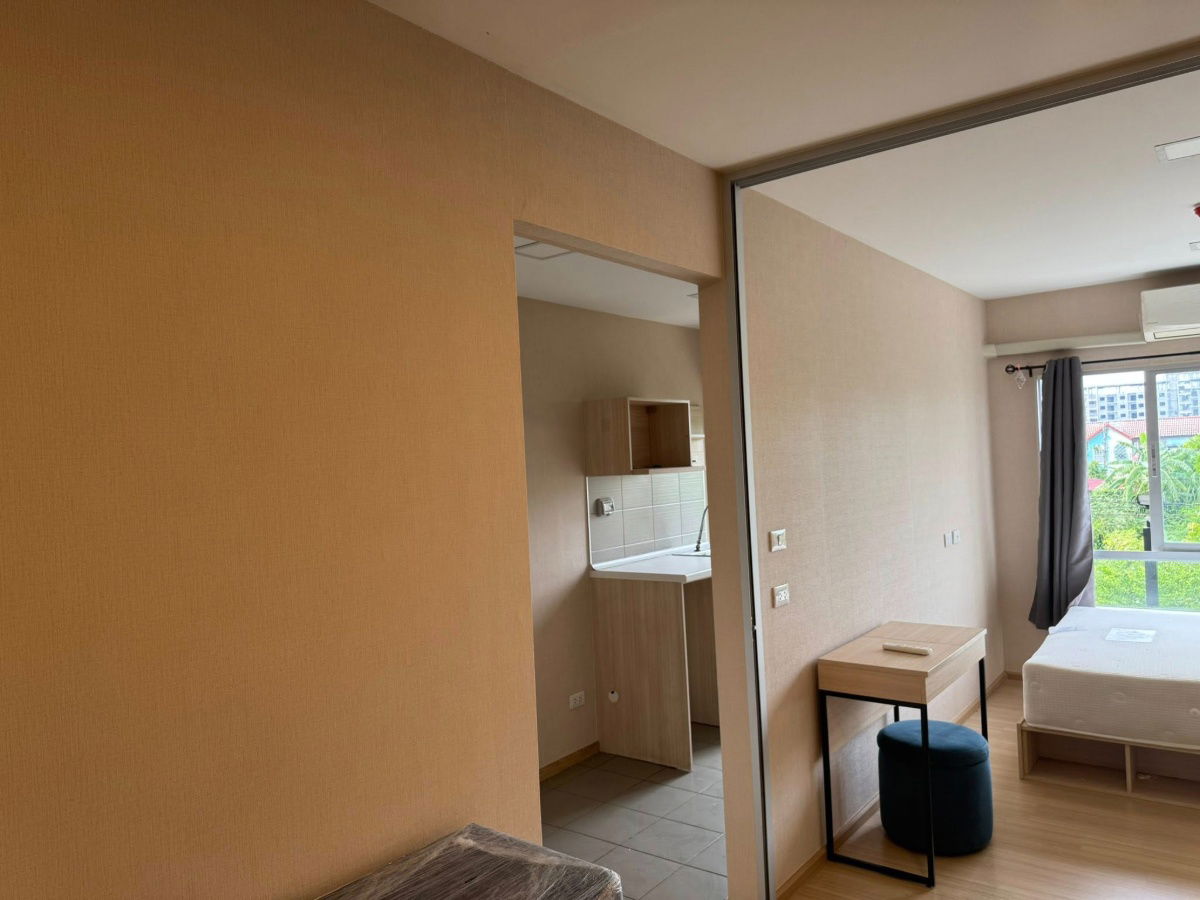 picture Plum Condo Rangsit Alive2 1 bedroom, 1 bathroom, size 26 square meters, Building C, 6th floor, near the elevator. - 1/4