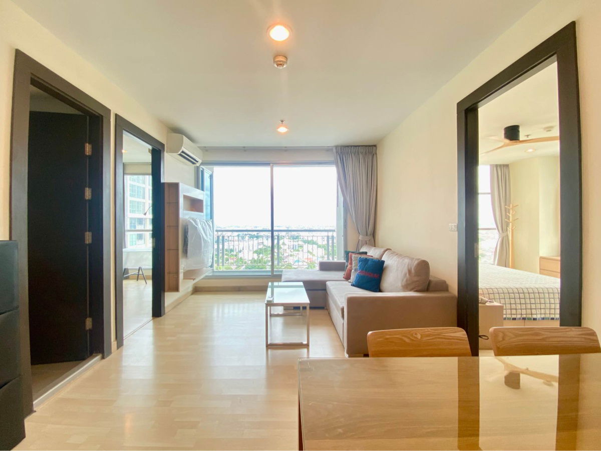 รูป ให้เช่าคอนโด ริทึ่ม รัชดา อาคาร A ชั้น 28 2 ห้องนอน ขนาด 72 ตรม ใกล้ โรบินสัน รัชดา - รูปที่ 1/10