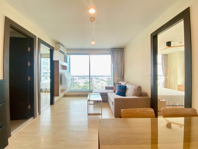 For Rent Condo RHYTHM RATCHADA Building A, Floor 28,2 bed room, Room size 72 sqm