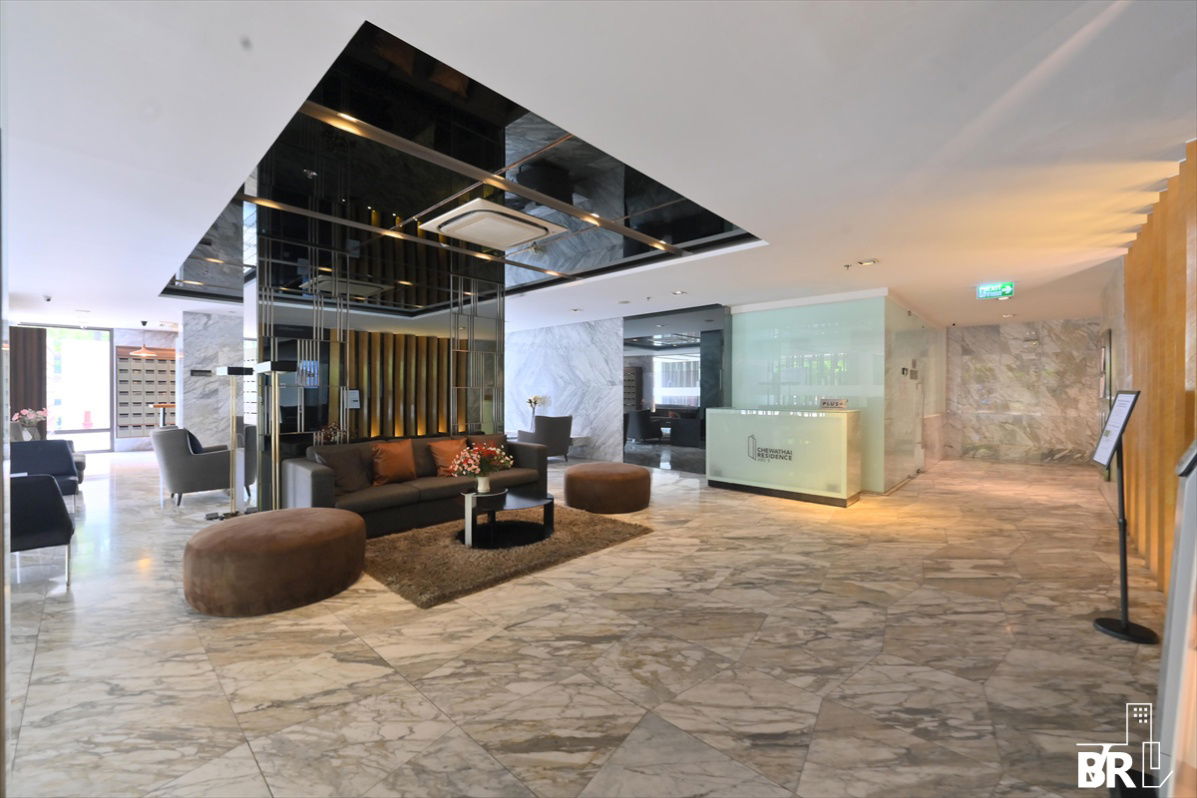 รูป ⚡Rare unit,Fully Funished Chewathai Residence Asoke near MRT Rama 9 - รูปที่ 3/10