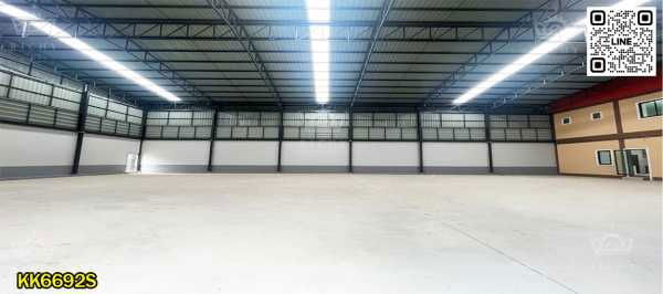 รูป โรงงานใหม่ 465 ตารางวา สำนักงานสีแดงร่ำรวย พร้อมกระจกบานใหญ่ และพื้นที่ขยายด้านข้าง สวยพร้อมใช้ ใกล้มอเตอร์เวย์พระราม 2  - รูปที่ 5/8