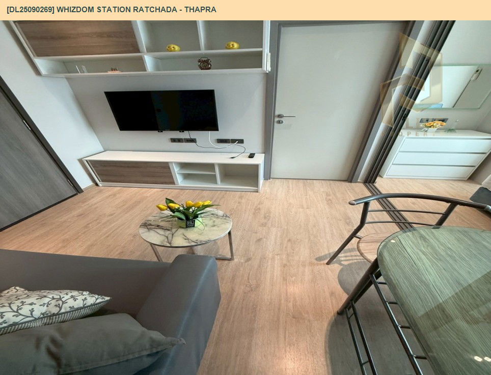 picture DL25090269 Condo for rent, Whizdom Station Ratchada - Thapra  near BTS Talat Phlu, ready to move in, call urgently 0656133286 LineID @655ebbvc - 9/12
