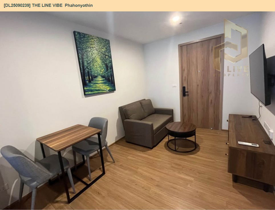 picture DL25090239 Condo for rent, THE LINE VIBE  Phahonyothin near BTS ห้าแยกลาดพร้าว, ready to move in, call urgently 0656133286 LineID @534wlwof - 2/7