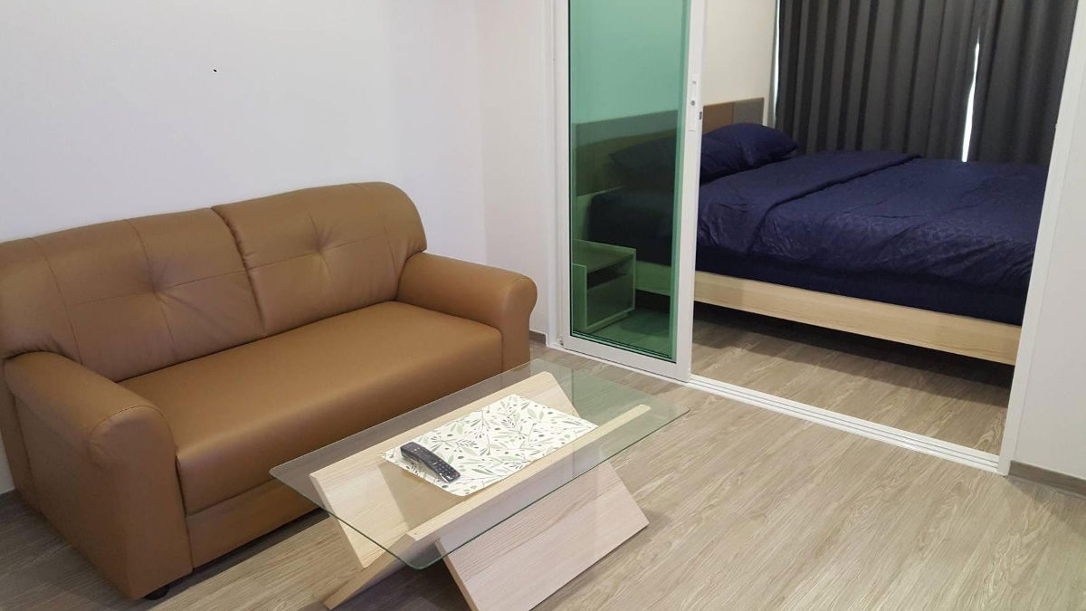 รูป code : C118 ให้เช่าคอนโด รีเจ้นท์ โฮม สุขุมวิท 97/1 (Regent Home Sukhumvit 97/1) | ห้องริม วิวนอก เฟอร์ SB พร้อม Smart TV 50 นิ้ว - รูปที่ 9/9