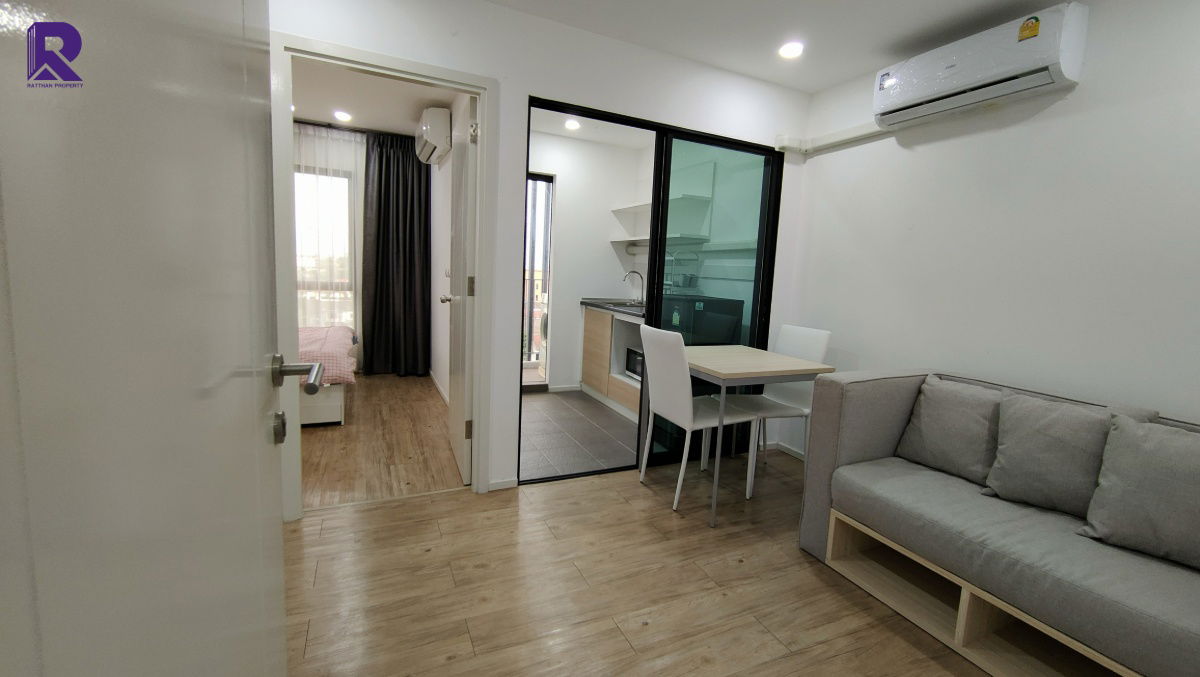 รูป คอนโดให้เช่า เดอะ มิดด์ (The Midd Condo) มีแอร์ 2 และเครื่องซักผ้า ใกล้ MRT ตลาดบางใหญ่  - รูปที่ 1/8