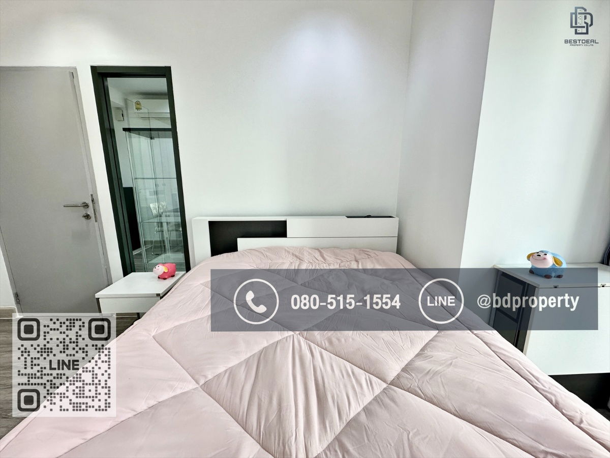 รูป Bestdeal ให้เช่า 1 ห้องนอน 31ตรม.ราคา 16,000/เดือนเท่านั้น เฟอร์นิเจอร์และเครื่องใช้ไฟฟ้าครบ“IDEO MOBI RAMA 9” ใกล้MRT และ เซ็นทรัลพระราม 9  - รูปที่ 5/11