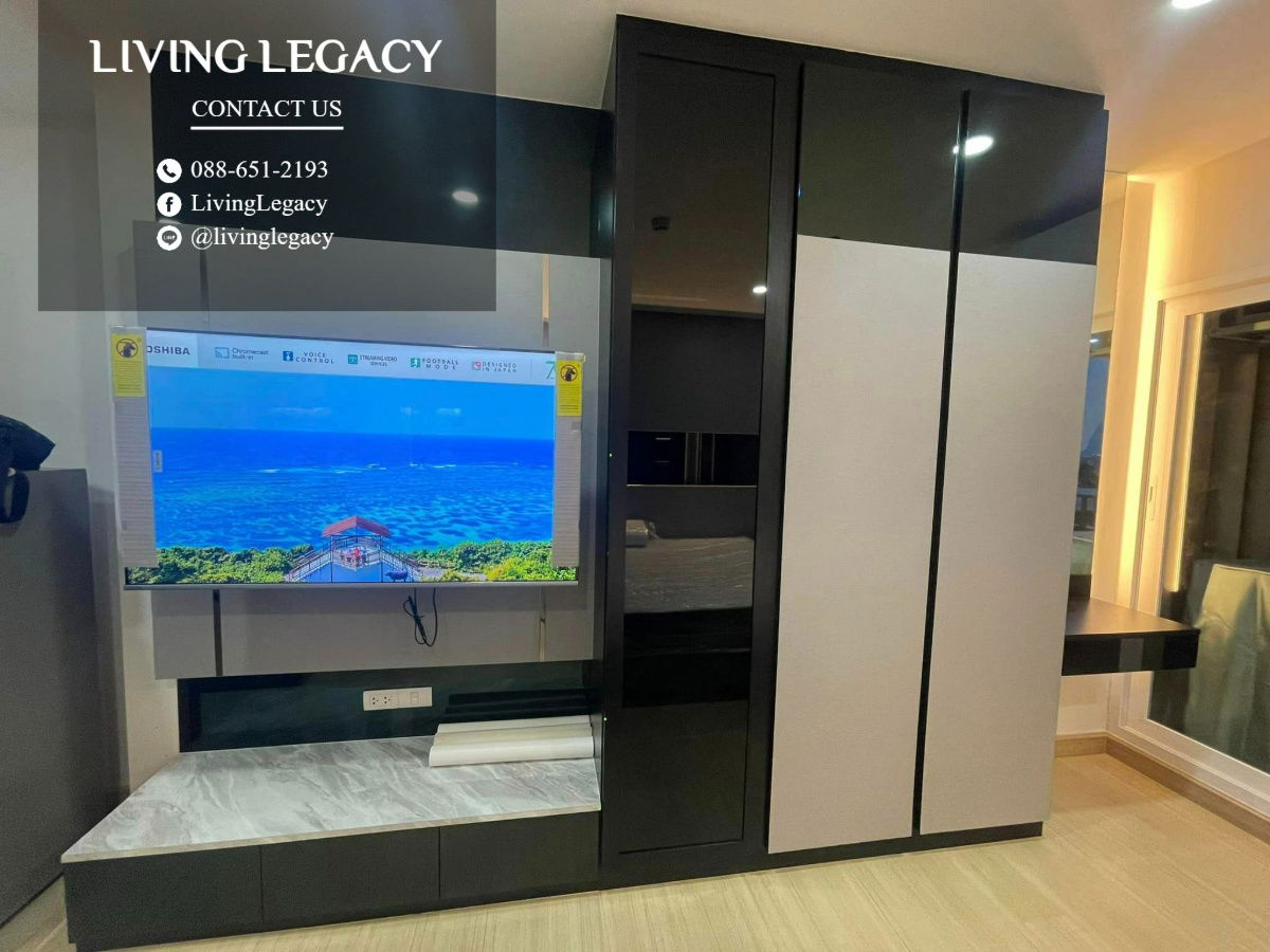 picture SKU7SO Condo For Rent Supalai Veranda Ramkhamhaeng 28 Sq.M. Floor 7 Building A line id : @livinglegacy - 7/12