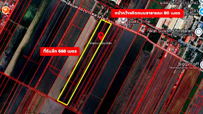 ที่ดิน วิทยาลัยเทคนิคปทุมธานี : ขายที่ดิน 34-0-45 ไร่ รูปแปลงสี่เหลี่ยมสวย เข้าออกได้หลายทาง ทั้ง กาญจนาภิเษก ราชพฤกษ์ เหมาะกับพัฒนาโครงการจัดสรร ใกล้ถนนปทุมธานี บางเลน 346