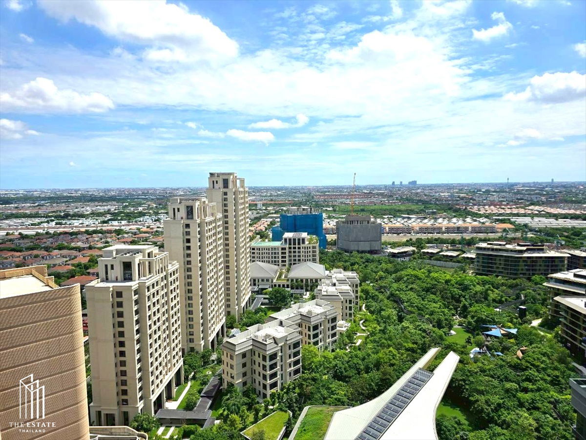 picture For rent, the largest room on the floor, fully furnished, corner position, open view, Whizdom The Forestias (Destinia) project @75,000 Baht - 14/22