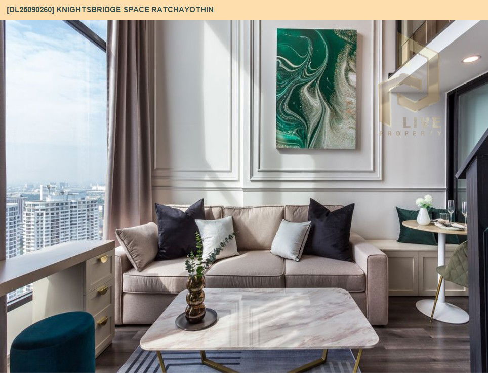 รูป DL25090260 ให้เช่าคอนโด ไนท์บริดจ์ สเปซ รัชโยธิน (Knightsbridge Space Ratchayothin) ใกล้ BTS พหลโยธิน 24 พร้อมเข้าอยู่ โทรด่วน 0638692663 LineID @534wlwof - รูปที่ 6/20