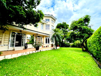 Houses for rent : TA8007📲LineID @556ryccg💎Big House 329 sqm Land 524 sqm 4 Bedroom Golden Nakara Village Sukhumvit77-Onnut65 Fully furnished