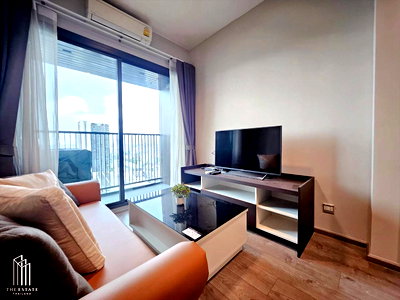 Condos for rent : For Rent Whizdom Avenue Ratchada-Ladprao, high floor 20up, north, view of the electric train side, next to MRT Lat Phrao @20,000 Baht