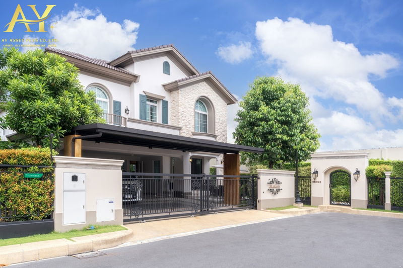 ขายบ้านเดี่ยว : ขาย บ้านหรู โครงการ นันทวัน รามอินทรา-พหล50  อุปกรณ์ครบพร้อมอยู่อย่างสบาย เหมาะสำหรับครอบครัวใหญ่   ขึ้นลงทางด่วนสะดวกรถไม่ติด