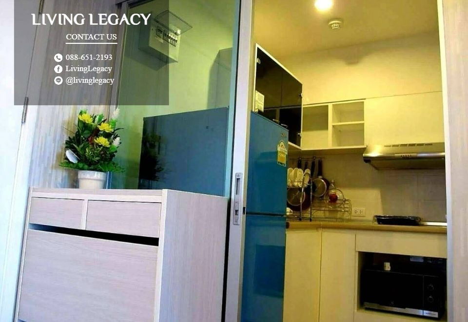 picture SH7E6R Condo For Rent Lumpini Place Srinakarin - Huamark Station 42 Sq.M. Floor 8 Building A line id : @livinglegacy - 6/10