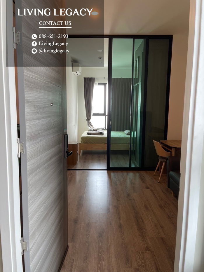 picture T2D0LT Condo For Rent KnightsBridge Collage Ramkhamhaeng 32.5 Sq.M. Floor 19 line id : @livinglegacy - 13/14