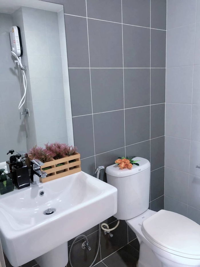 รูป ขายห้องขนาด 28 ตร.ม. บีคอนโด ม.กรุงเทพ - รูปที่ 2/11