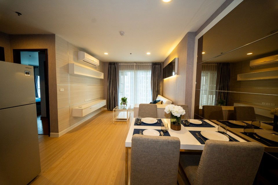รูป Diamond Sukhumvit (60 ตร.ม.) 2 ห้องนอน 2 ห้องน้ำ ใกล้ BTS Onnut - รูปที่ 1/10