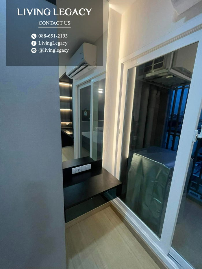 picture SKU7SO Condo For Rent Supalai Veranda Ramkhamhaeng 28 Sq.M. Floor 7 Building A line id : @livinglegacy - 4/12