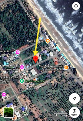 Land for sale Sam Roi Yot Prachaubkirikhan : Land for sale mountain view 100 meter to the beach 