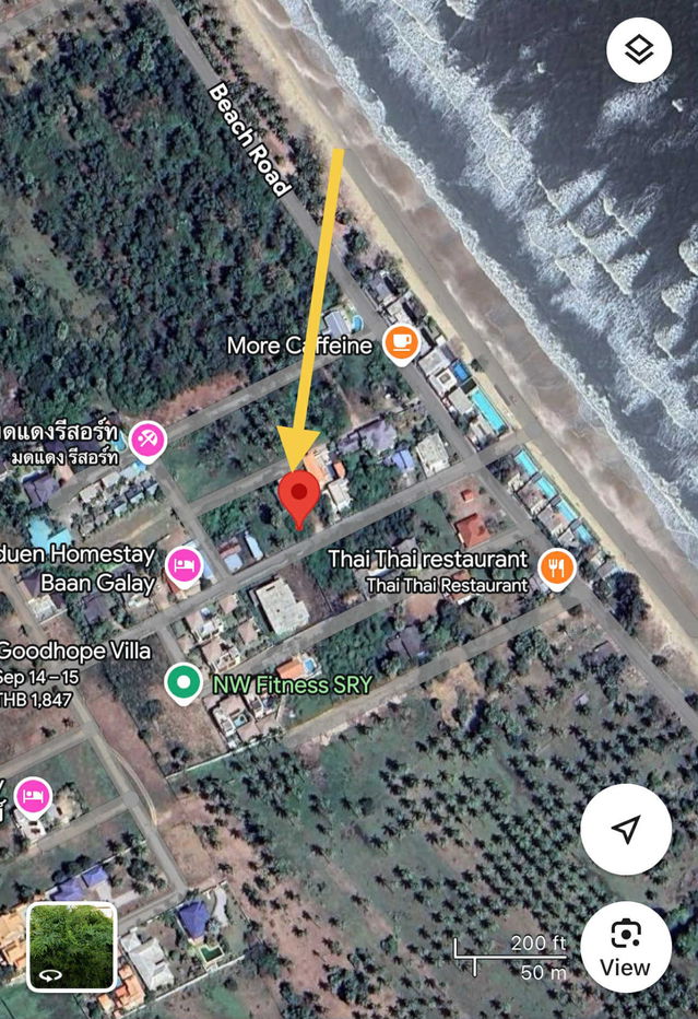 picture Land for sale mountain view 100 meter to the beach  - 2/8