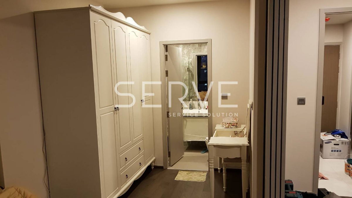 picture 1 Bed with Partition Nice Room Good Location Close to BTS Ratchathewi 390 m. @   Ideo Q Siam-Ratchathewi  - 7/7