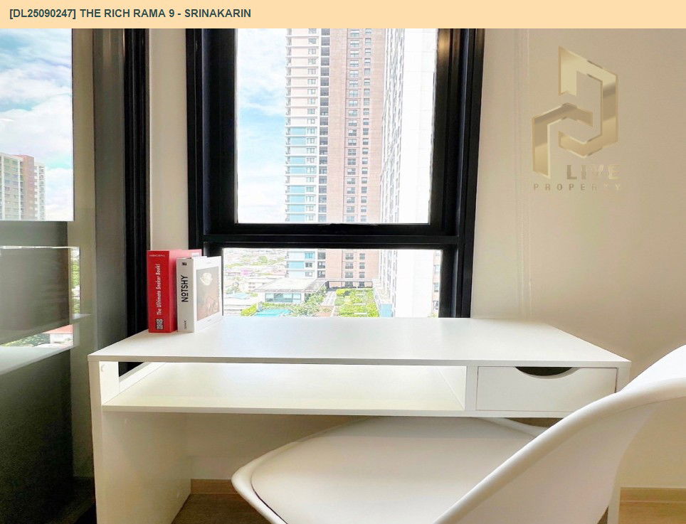 picture DL25090247 Condo for rent, The Rich Rama 9 - Srinakarin near AIRPORT RAIL LINK หัวหมาก, ready to move in, call urgently 0656133286 LineID @655ebbvc - 5/17