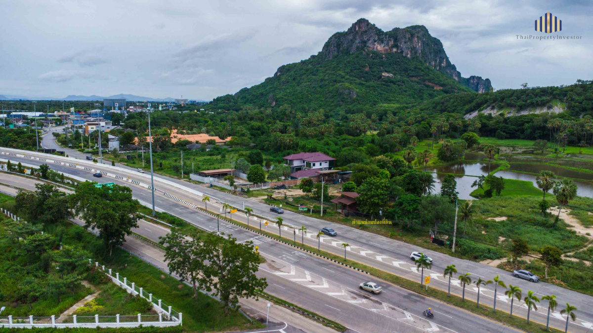 รูป ขายที่ดิน ผังเมืองสีชมพู – วิวภูเขา ทำเลทองทางเข้าหาดชะอำ โซนชะอำ–หัวหิน เพชรบุรี “จุดดักสายตาก่อนถึงทะเล - รูปที่ 6/19