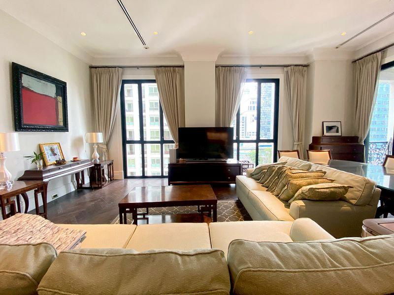 รูป LTHC13109 – Condo for Rent คอนโดให้เช่า at 98 Wireless ไนน์ตี้เอท ไวร์เลส Size 132 sqm. 2 beds 2 baths ONLY 200K/Month - รูปที่ 14/15