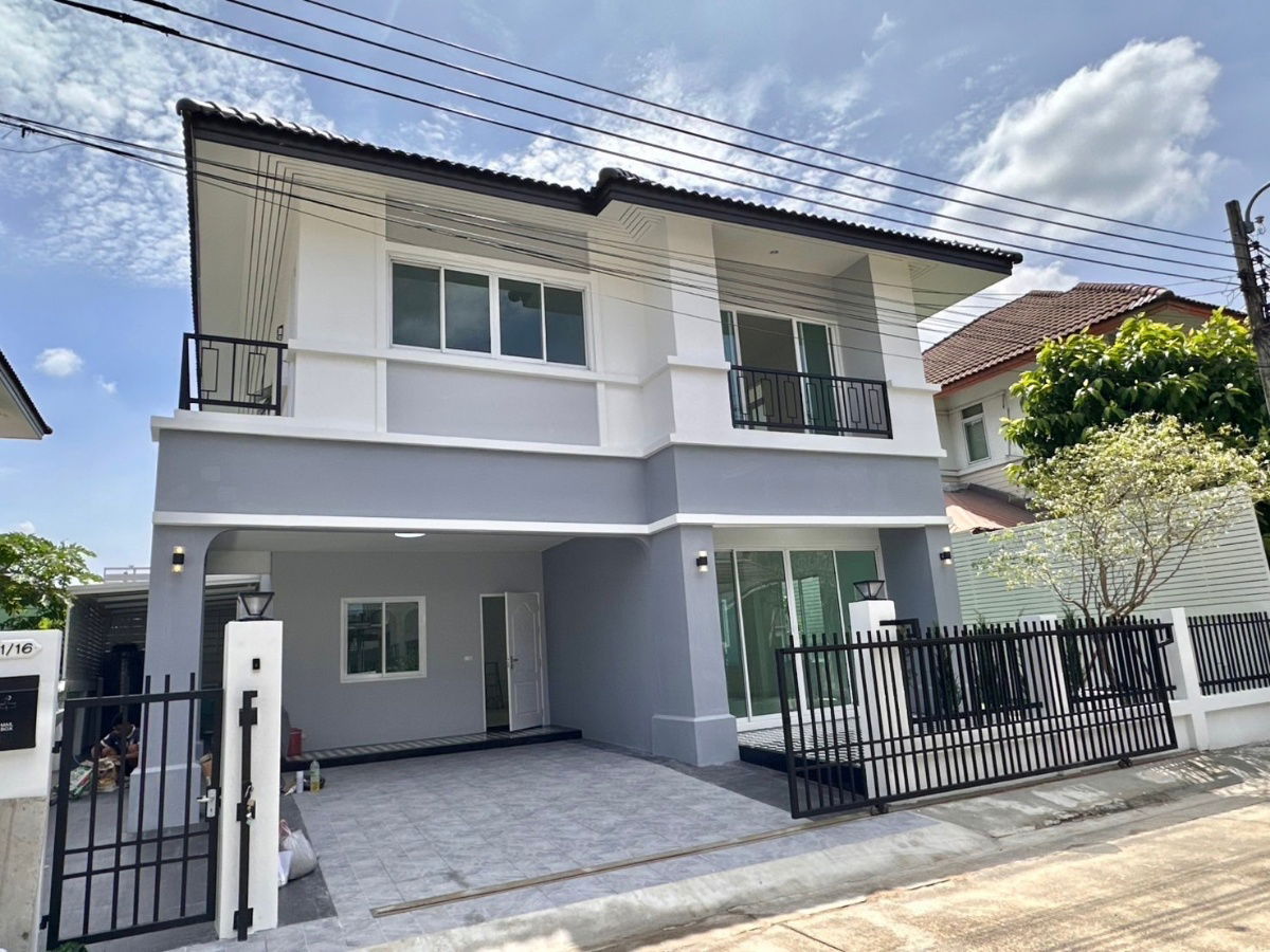 รูป บ้านเดี่ยว renovateใหม่ 50.20 ตรว. ลาดพร้าว101แยก42 ม.วาสินี กทม ใกล้รถไฟฟ้า - รูปที่ 1/12