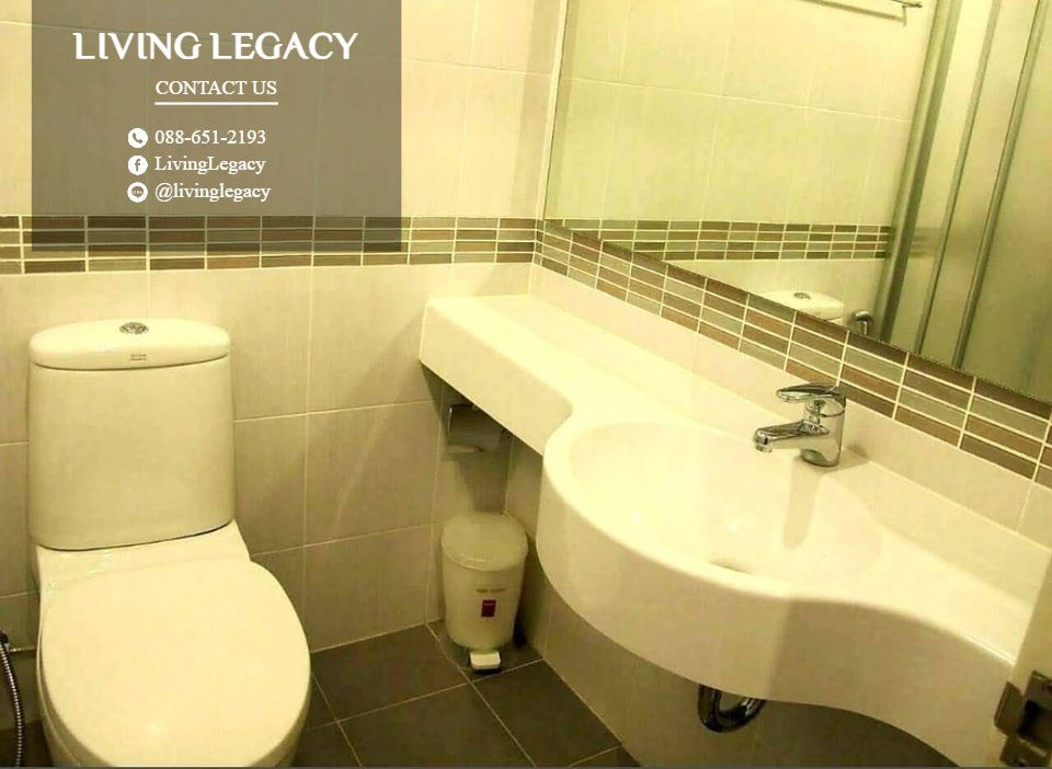 picture SH7E6R Condo For Rent Lumpini Place Srinakarin - Huamark Station 42 Sq.M. Floor 8 Building A line id : @livinglegacy - 10/10