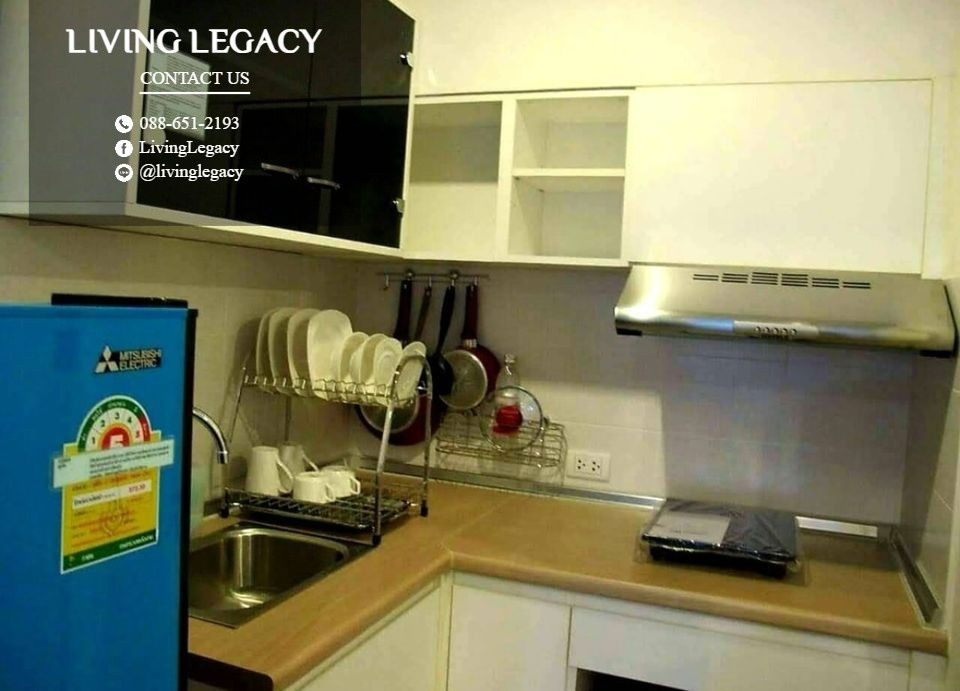 picture SH7E6R Condo For Rent Lumpini Place Srinakarin - Huamark Station 42 Sq.M. Floor 8 Building A line id : @livinglegacy - 7/10