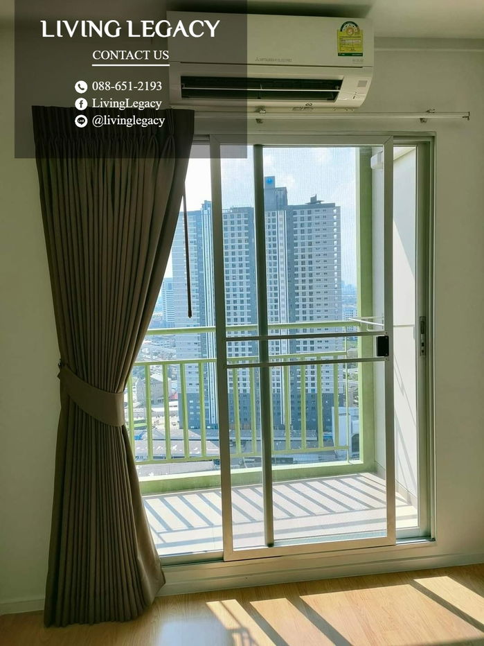 รูป LW0GICMS ให้เช่าคอนโด Lumpini Place Srinakarin - Huamark Station 28 ตร.ม. ชั้น 25 ตึก B line id : @livinglegacy - รูปที่ 6/21