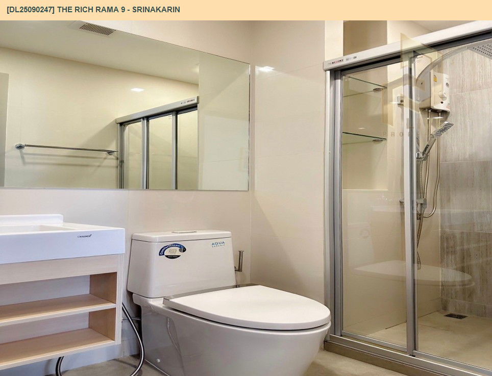 picture DL25090247 Condo for rent, The Rich Rama 9 - Srinakarin near AIRPORT RAIL LINK หัวหมาก, ready to move in, call urgently 0656133286 LineID @655ebbvc - 7/17