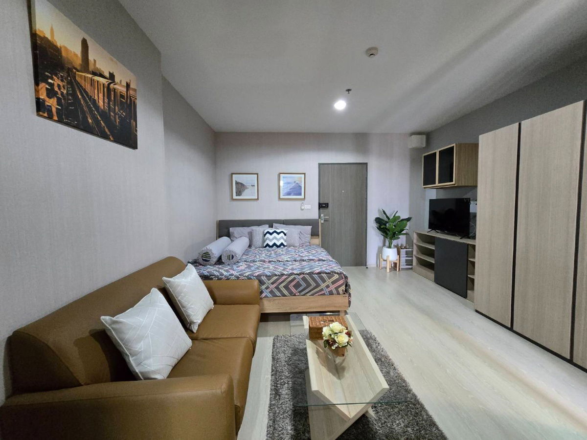 รูป 🏠ให้เช่า 9,000 คอนโด Ideo Sukhumvit 115 [ไอดีโอ สุขุมวิท 115] ติด BTS ปู่เจ้าสมิงพราย  🏠 วิวเมือง ฝั่ง BTS ติดบีทีเอสแบบเดินได้เลย หน้าคอนโด  - รูปที่ 7/18