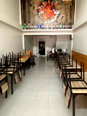Shophouses for rent วิทยาลัยป้องกันราชอาณาจักร (วปอ.) : Interested in renting a 4-story shophouse in Huai Khwang District? Good location, suitable for a restaurant/cafe. Line ID: @951qfbfi