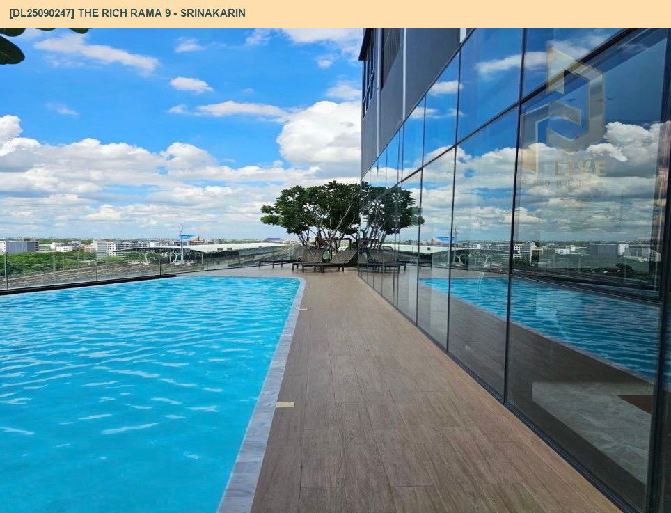 picture DL25090247 Condo for rent, The Rich Rama 9 - Srinakarin near AIRPORT RAIL LINK หัวหมาก, ready to move in, call urgently 0656133286 LineID @655ebbvc - 16/17