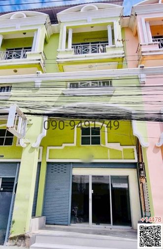 ขาย อาคารพาณิชย์ 3 ชั้น บ้านรุ่งกิจวิลล่า 14  ใกล้ สนามบินสุวรรณภูมิ