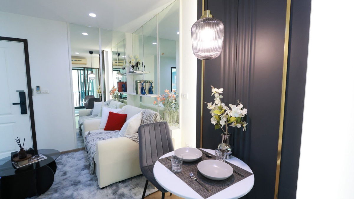 รูป ขายด่วน ✨ I CONDO Sukhumvit 103 ✨ เฟอร์นิเจอร์ และ เครื่องใช้ไฟฟ้าครบ ใกล้ MRT ศรีอุดม - รูปที่ 5/11