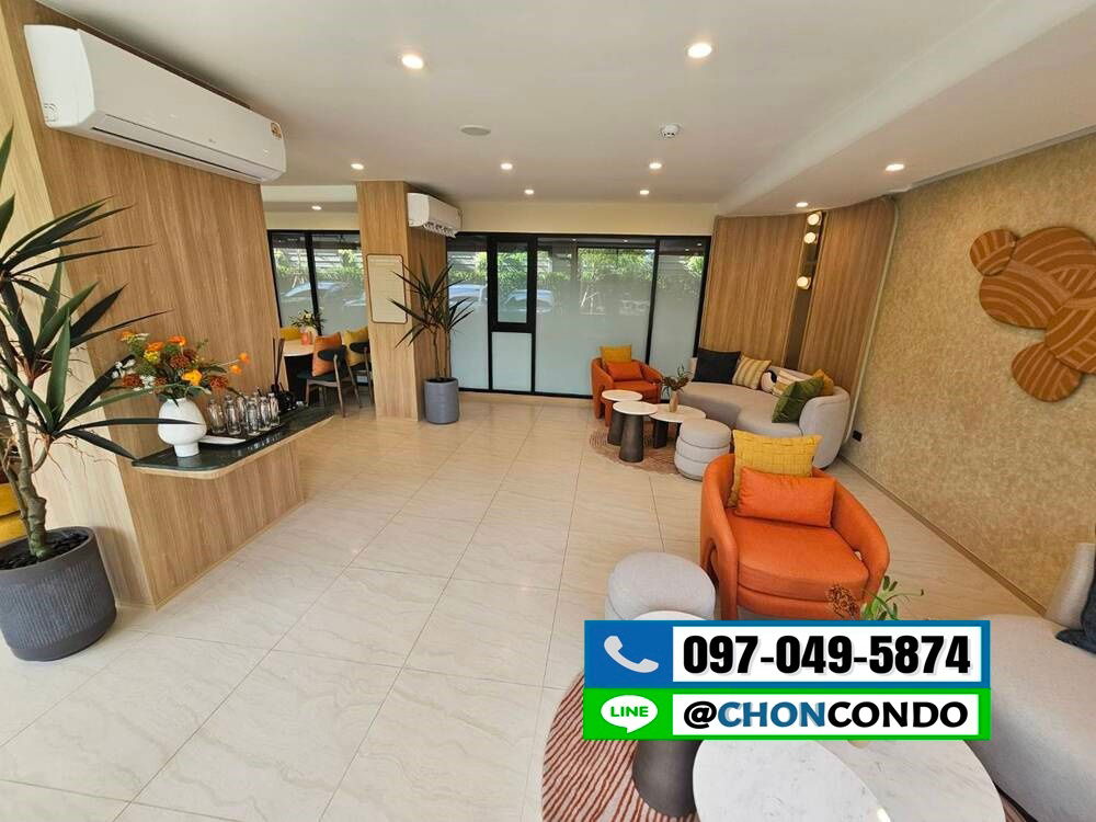 รูป DCondo Sense ชั้น2 ตึกA  ------------ห้องใหม่ + ตกแต่งสวย------------Tel 097-049-5874 (Line: @choncondo มี@ด้วย) - รูปที่ 10/12