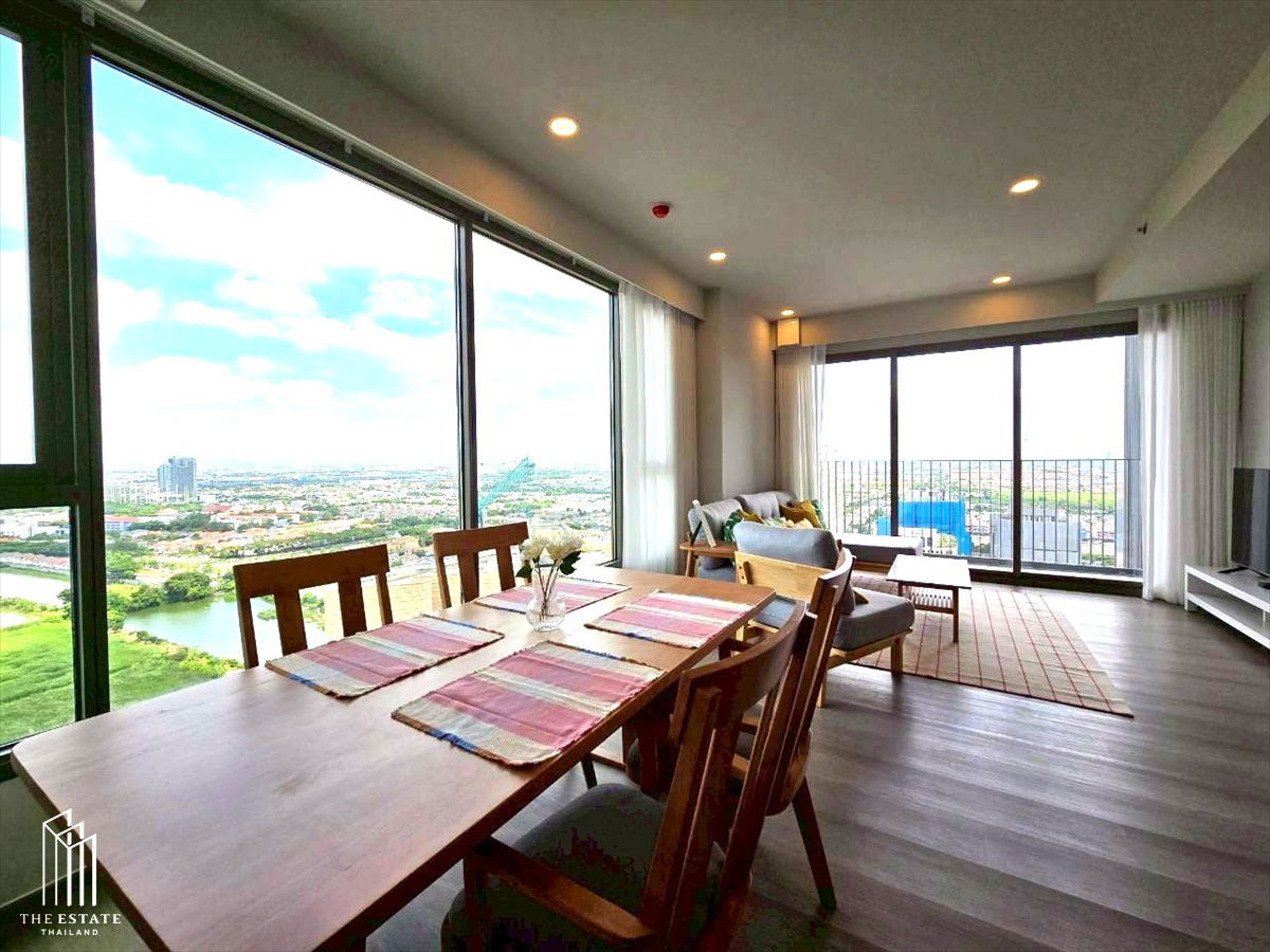 picture For rent, the largest room on the floor, fully furnished, corner position, open view, Whizdom The Forestias (Destinia) project @75,000 Baht - 20/22